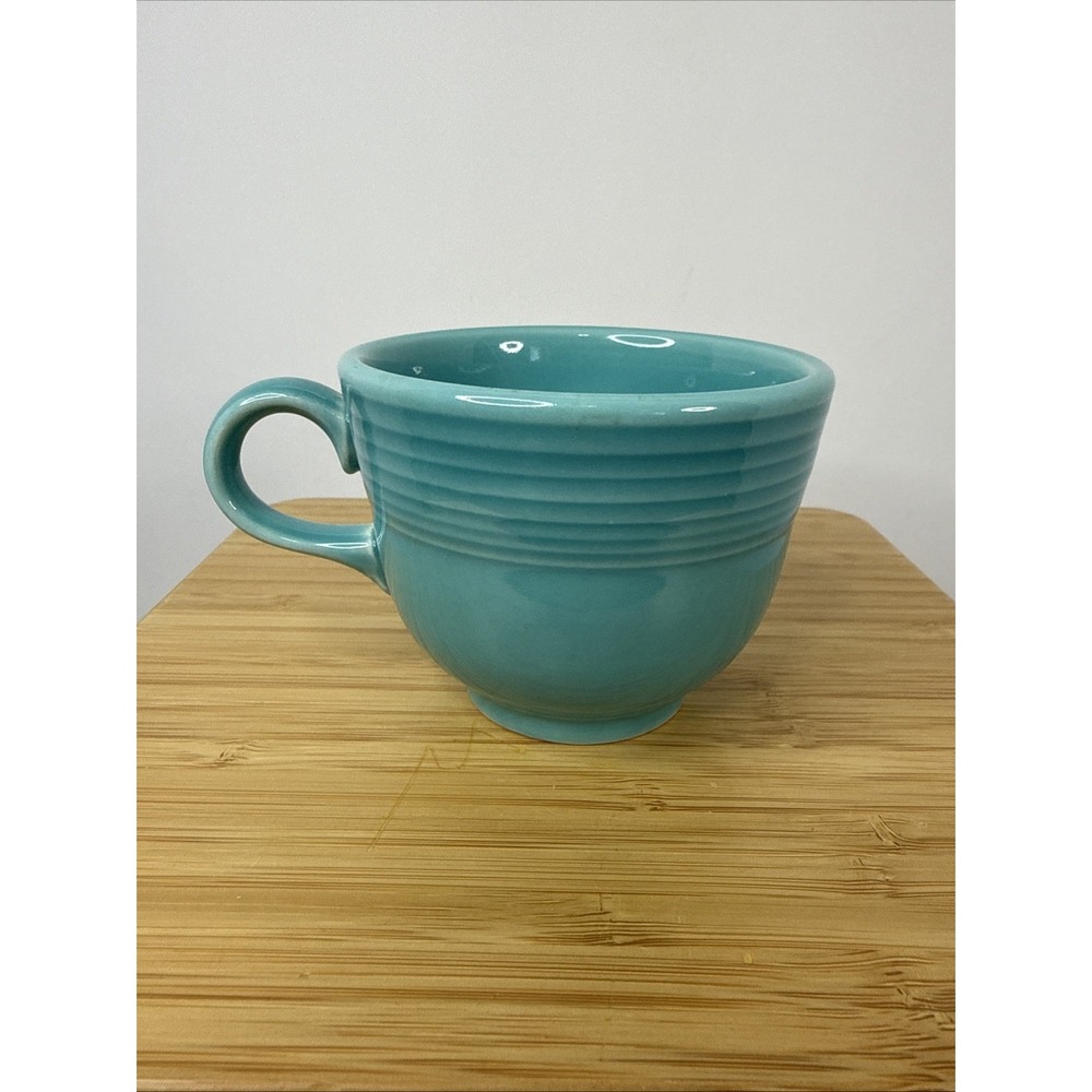 VTG Fiesta Ware Turquoise Coffee Tea Cup Homer Laughlin Replacement